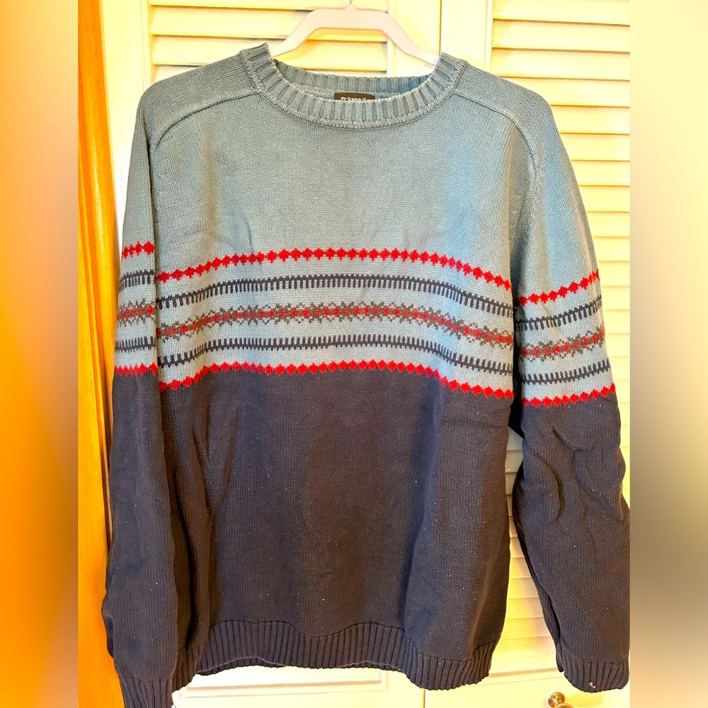 St. John’s Bay Blue Fair Isle Sweater